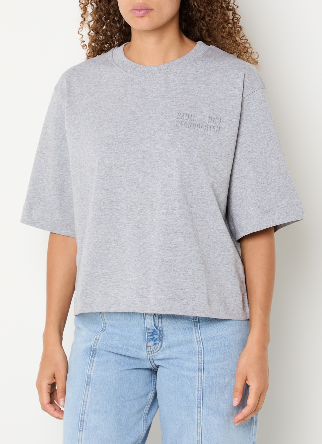 Baum und Pferdgarten Jiana T-shirt met logo - detail 3 grijs
