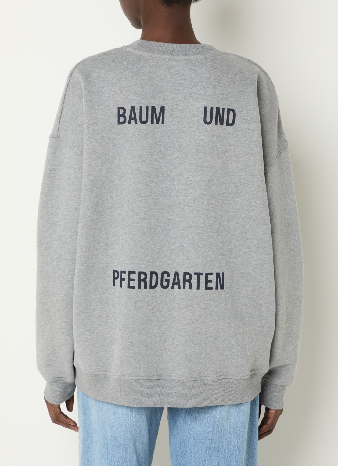 Baum und Pferdgarten Julle sweater grijs - achterkant 2 grijsmele