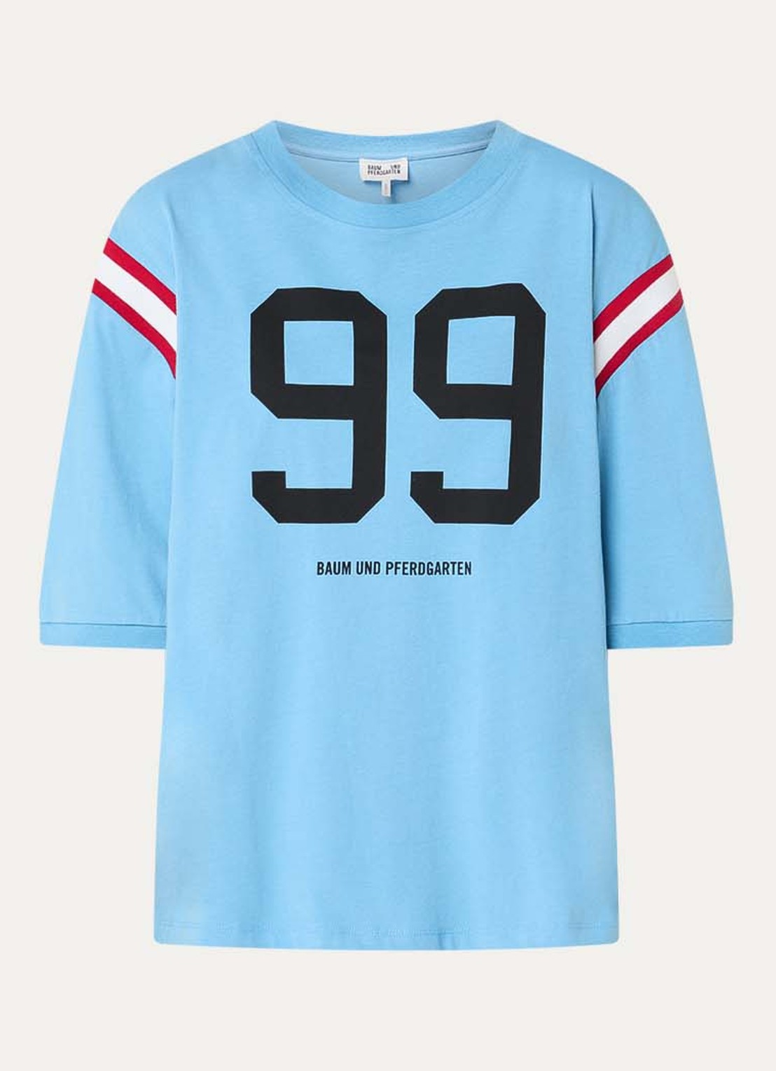 Baum und Pferdgarten T-shirt met print - voorkant lichtblauw