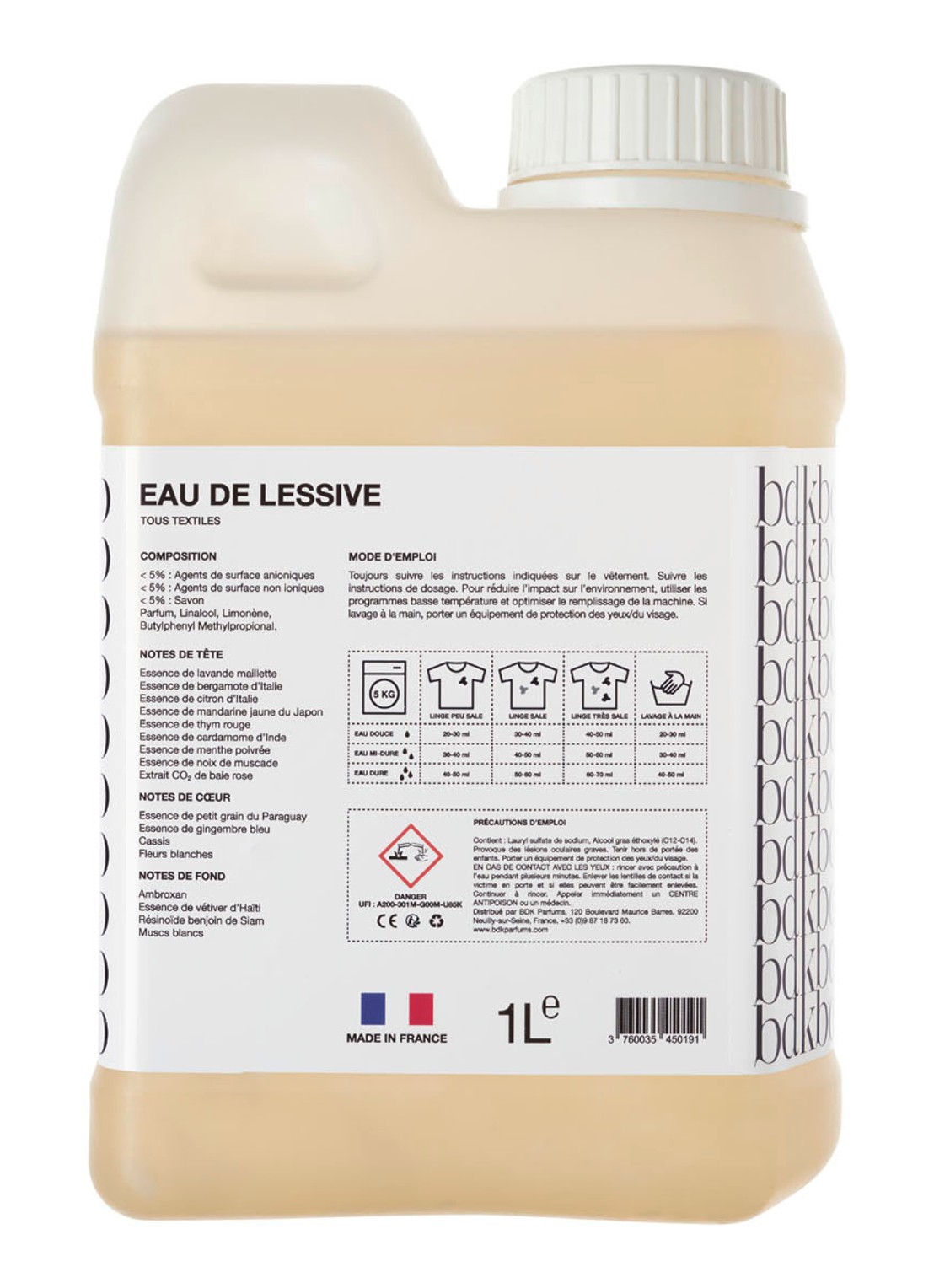 BDK Parfums Eau de Lessive - wasmiddel - achterkant 5 undefined