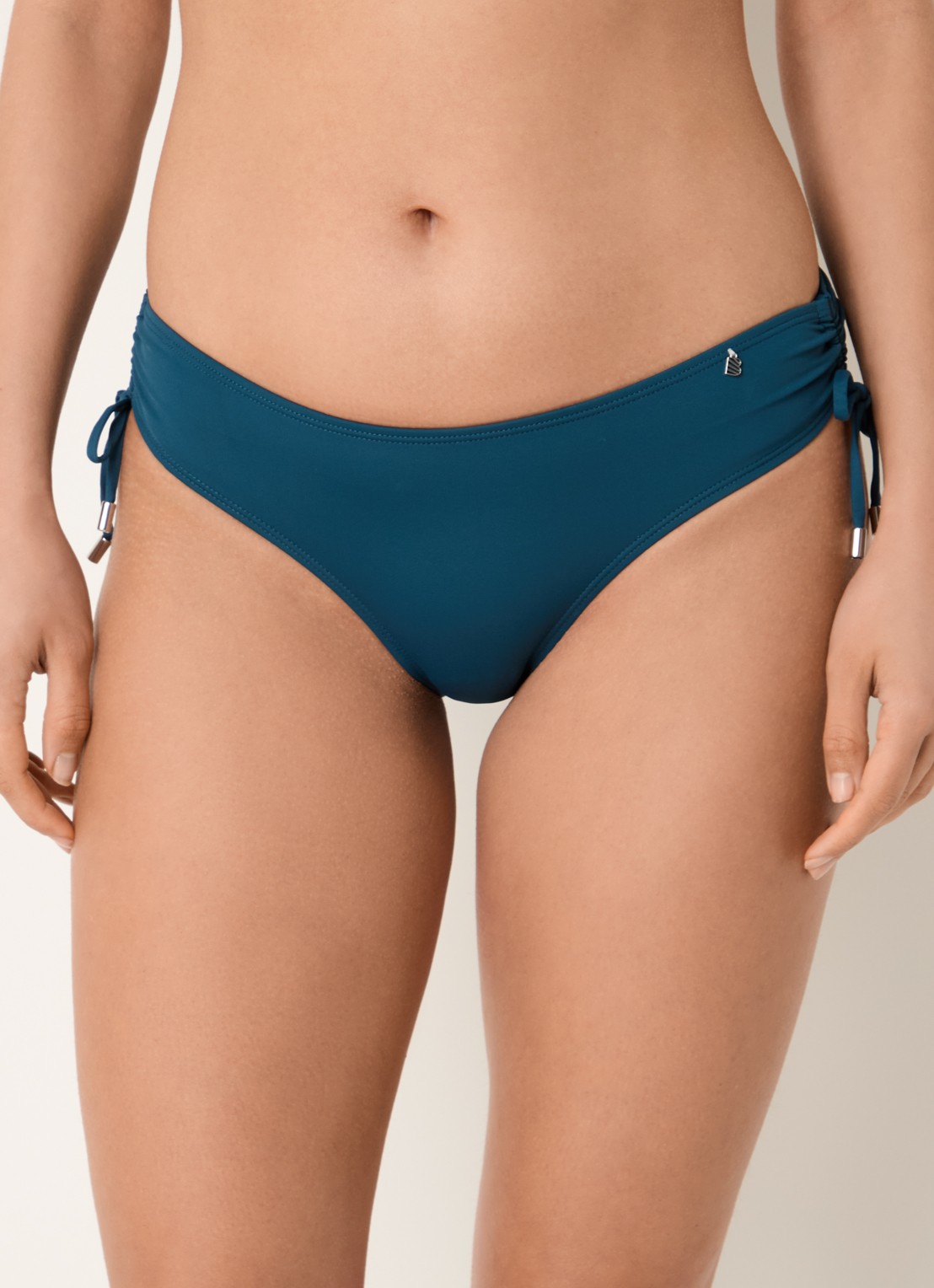 Beachlife Bikinislip met gestrikt detail - detail 4 petrol