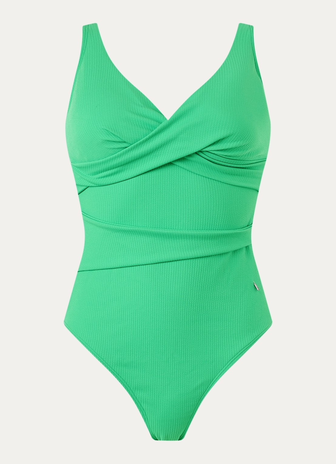 Beachlife Spring badpak met uitneembare vulling  - voorkant groen