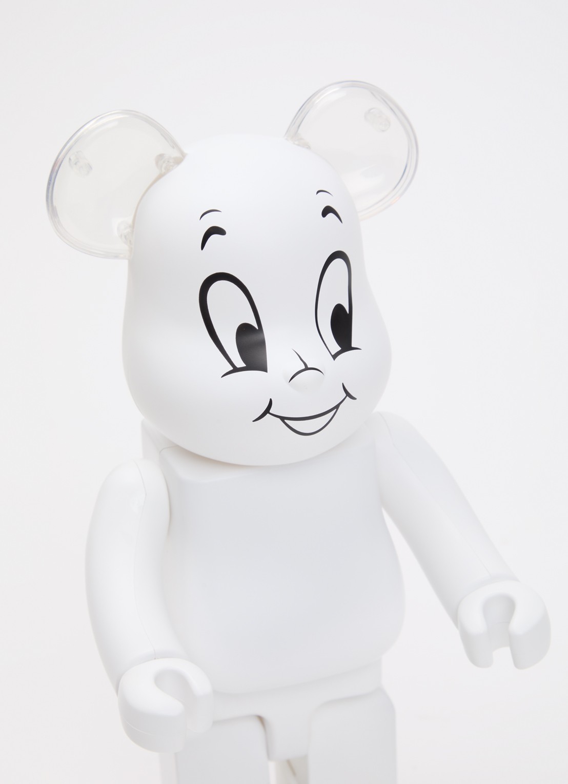 Bearbrick Bearbrick 100% & 400% Casper The Friendly Ghost set van 2 - voorkant 2 wit