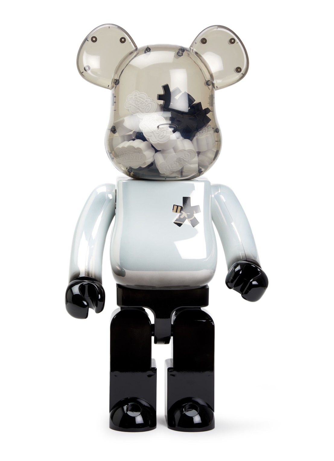 Bearbrick Bearbrick 1000% Eric Haze (Light Up) - voorkant zwart