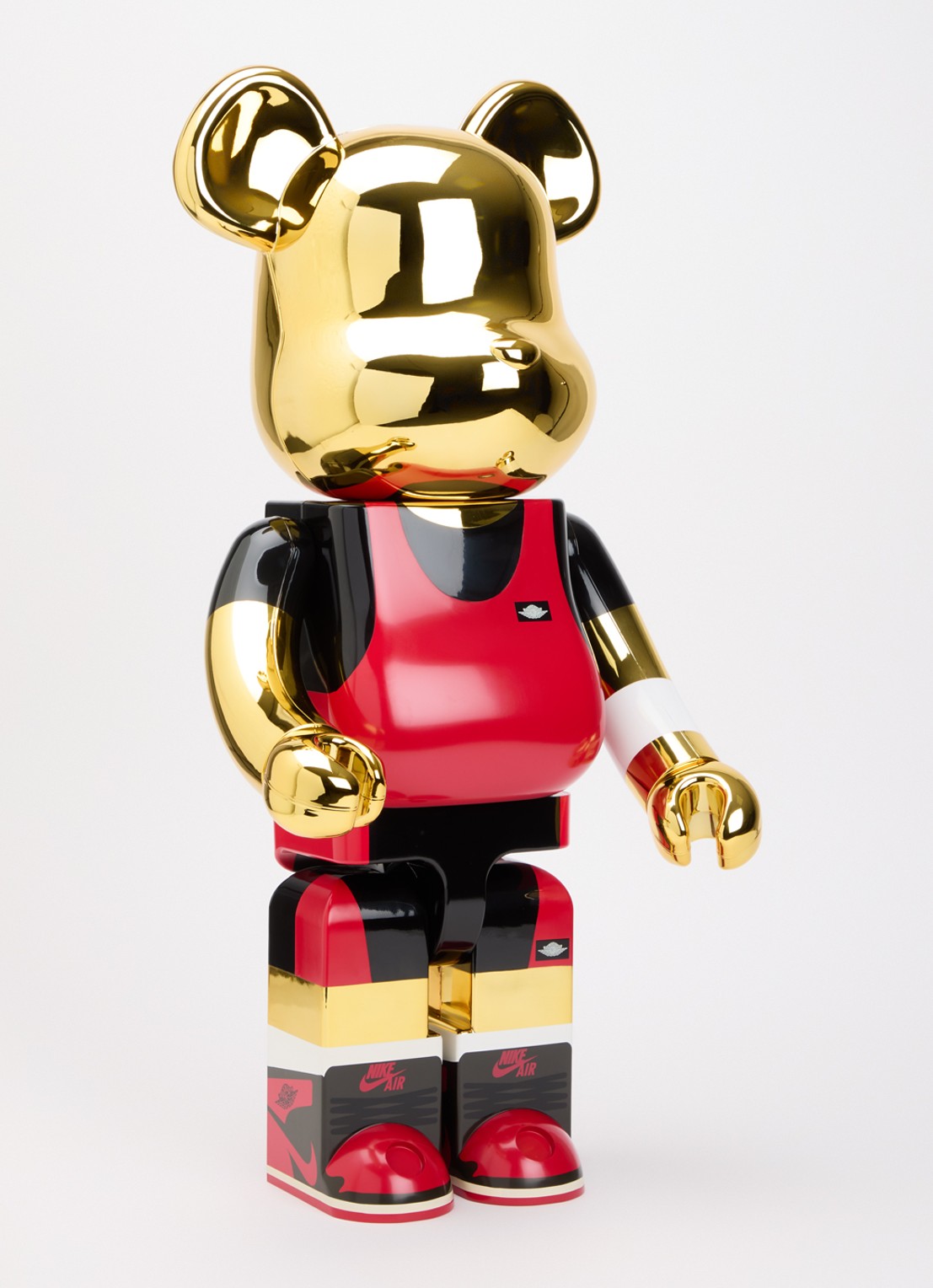 Bearbrick Bearbrick 1000% Michael Jordan 1985 - voorkant 2 rood