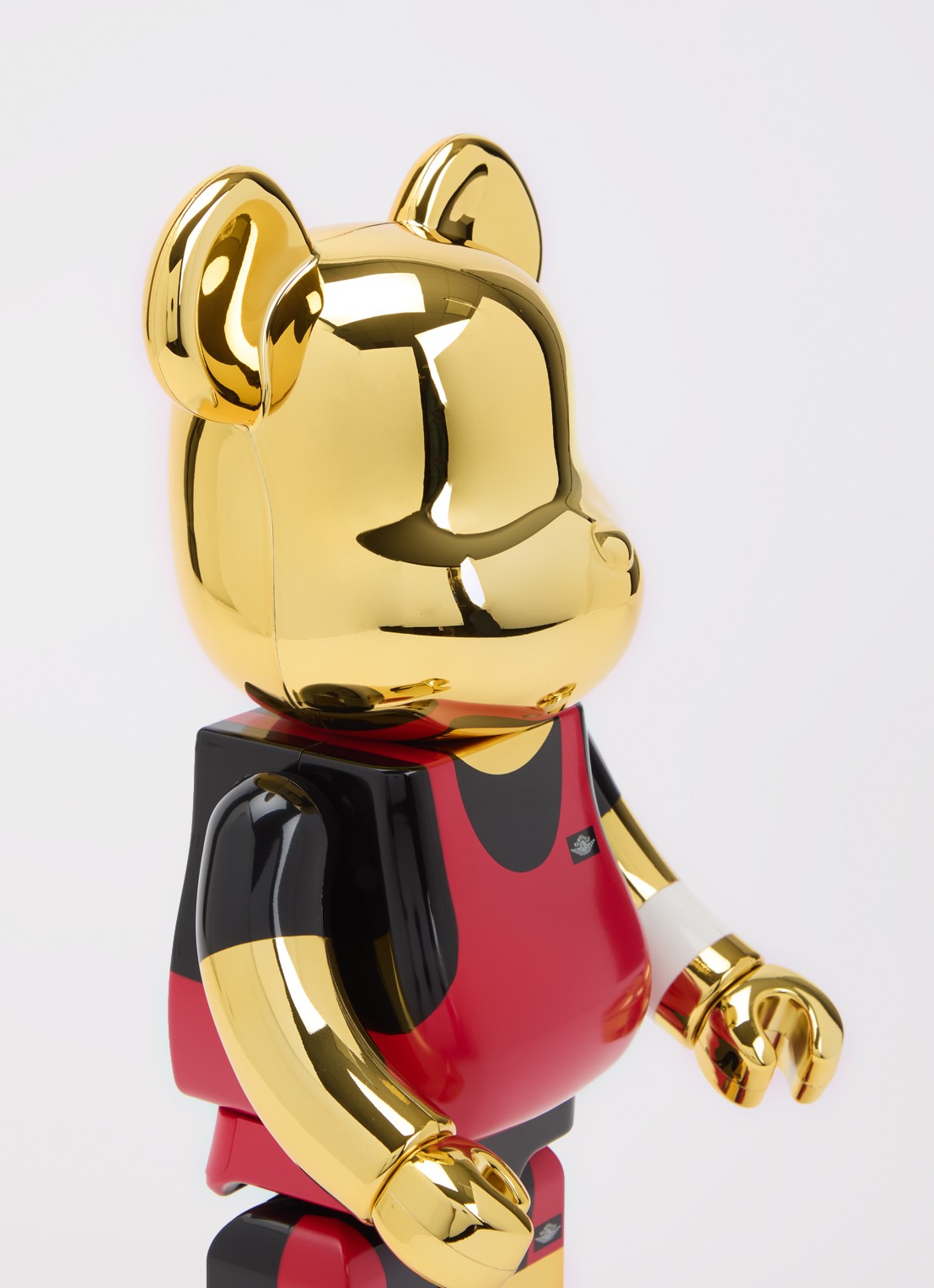 Bearbrick Bearbrick 400% Michael Jordan 1985 Air Jordan 27 cm  - voorkant 2 goud