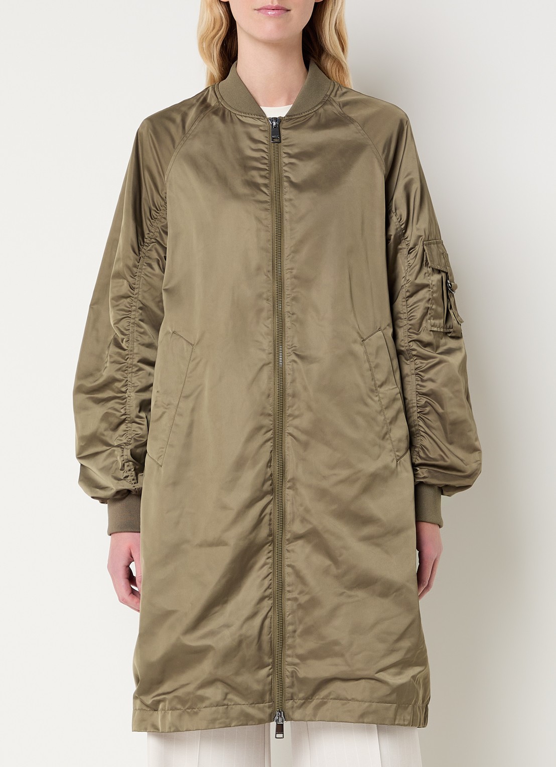 Beaumont Ali jas met steekzakken - detail 4 khaki