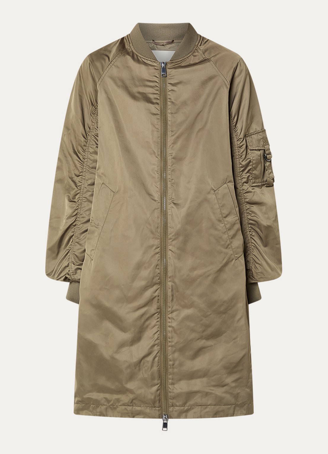 Beaumont Ali jas met steekzakken - voorkant 2 khaki