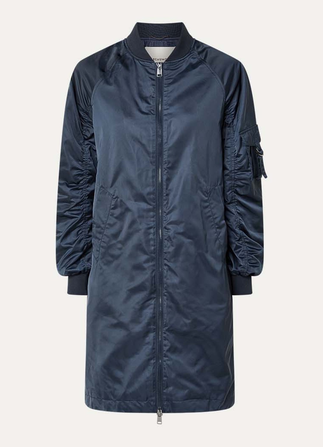 Beaumont Ali jas met steekzakken - voorkant 2 blauw