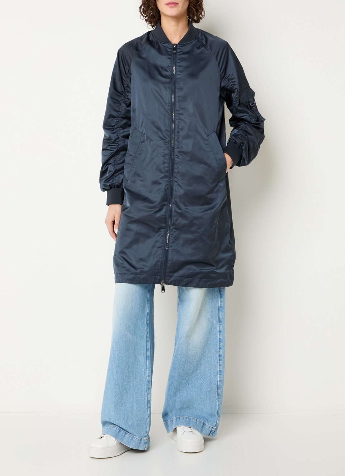 Beaumont Ali jas met steekzakken - voorkant 3 blauw