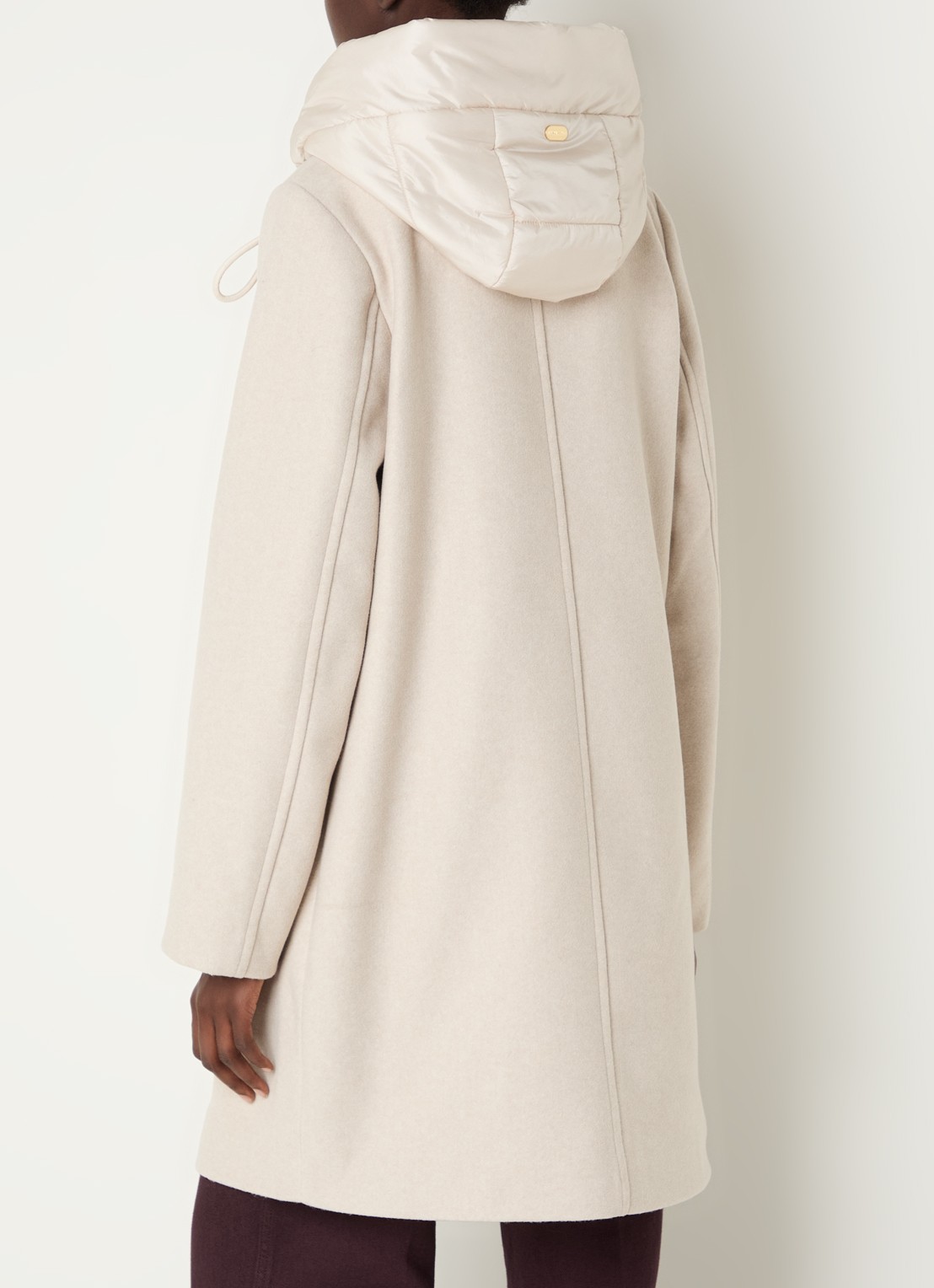 Beaumont Elvira mantel met uitneembare binnenjas - achterkant 3 creme