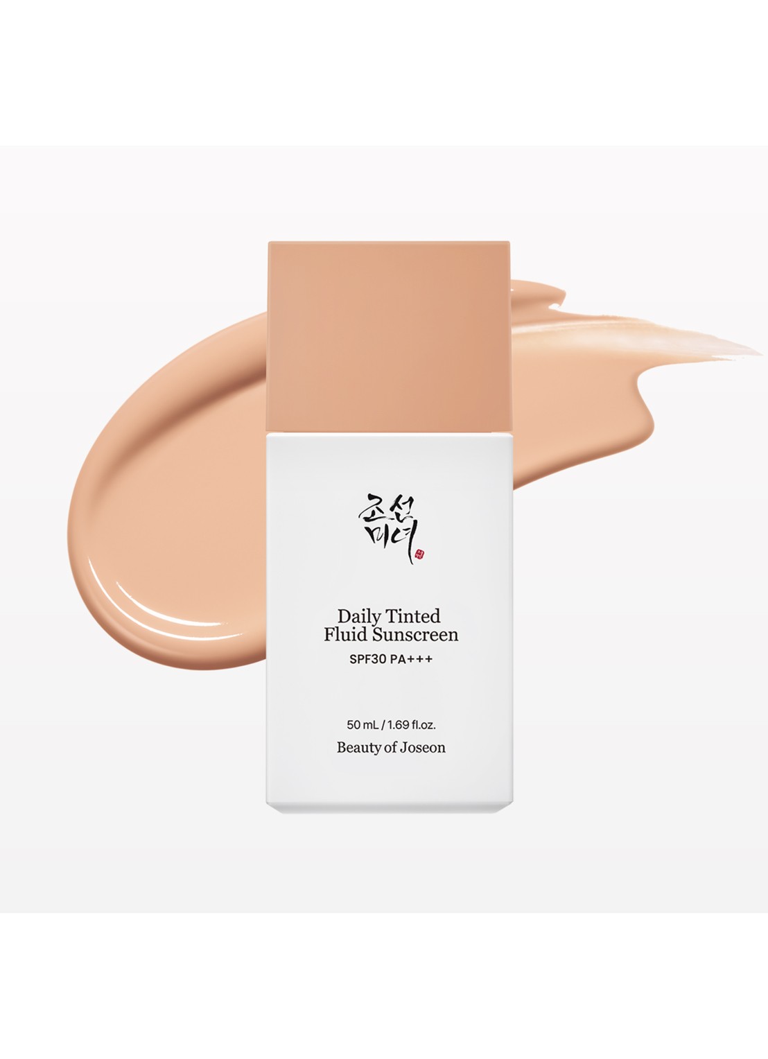 Beauty of Joseon Daily Tinted Fluid Sunscreen Broad Spectrum SPF 30 PA +++ - getinte zonnebrand - voorkant lp110