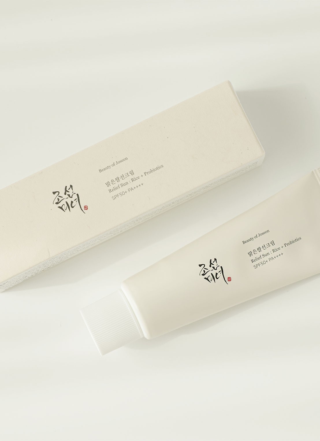 Beauty of Joseon Relief Sun: Rice + Probiotics SPF 50+ PA ++++ - gezicht zonnebrand - detail 3 undefined