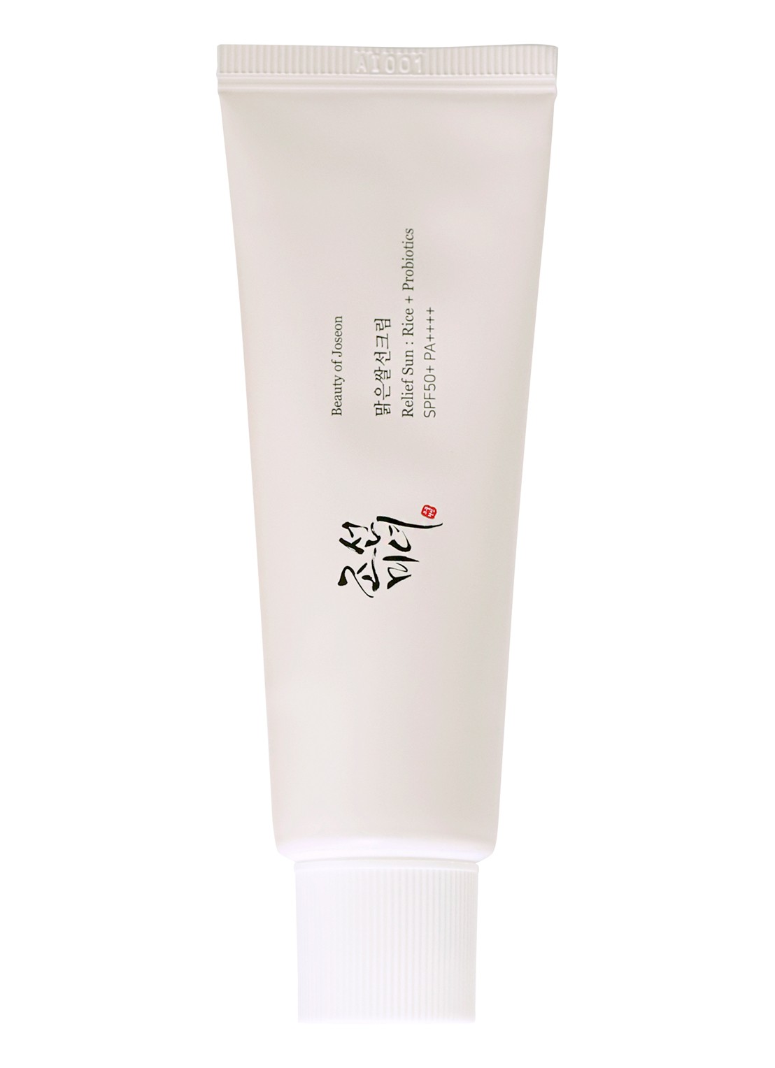 Beauty of Joseon Relief Sun: Rice + Probiotics SPF 50+ PA ++++ - gezicht zonnebrand - voorkant undefined