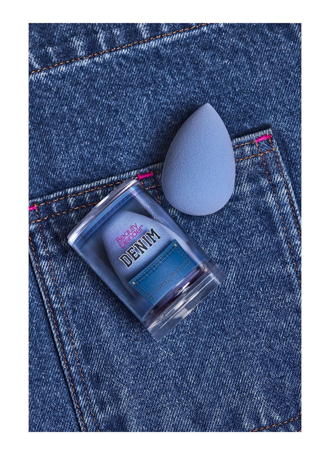 Beautyblender Beautyblender Denim Sponge - make-up spons - detail 2 denim