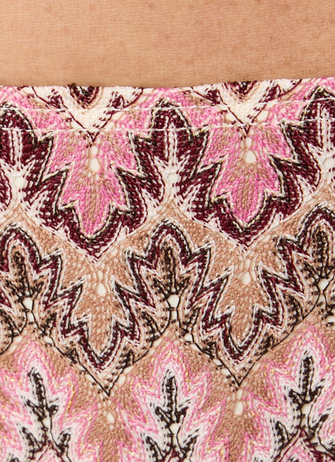 Becksöndergaard Amber Baila bikinislip met structuur - detail 5 donkerroze