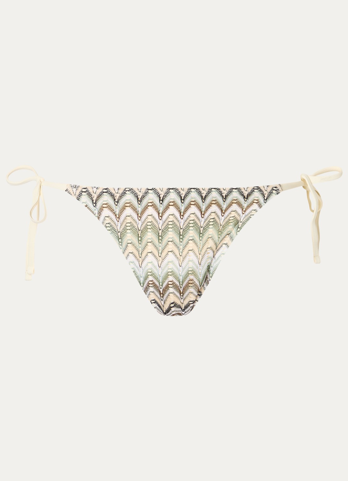 Becksöndergaard Amber Baila bikinislip met structuur - voorkant 4 groen