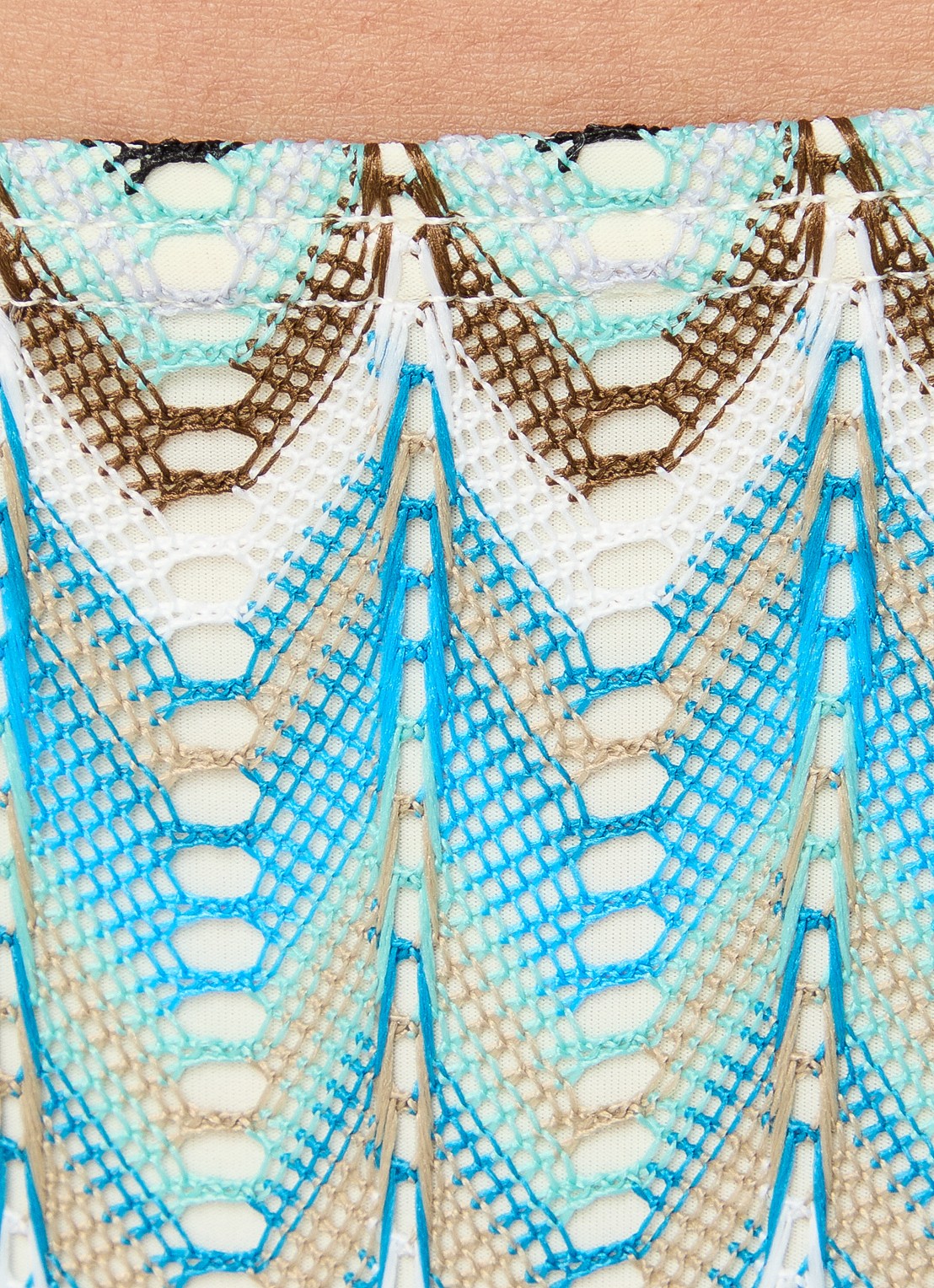 Becksöndergaard Amber Baila bikinislip met structuur - detail 5 blauw