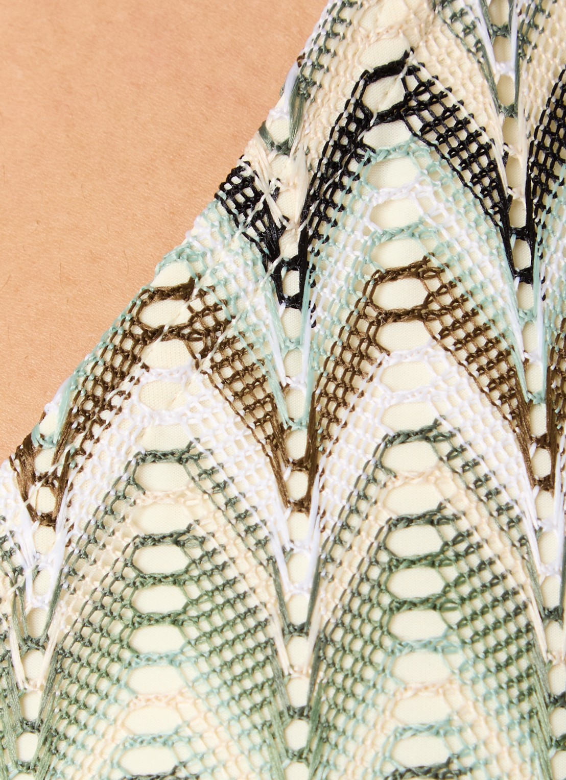 Becksöndergaard Amber Bel triangel bikinitop met uitneembare vulling - detail 4 groen