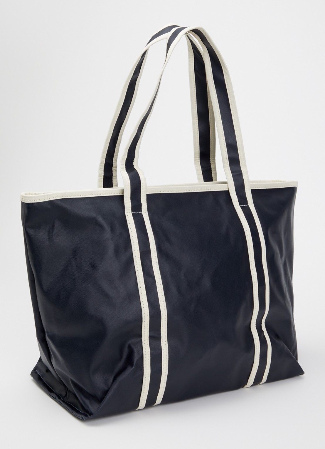 Becksöndergaard Aubrey shopper met logoborduring - achterkant 4 donkerblauw