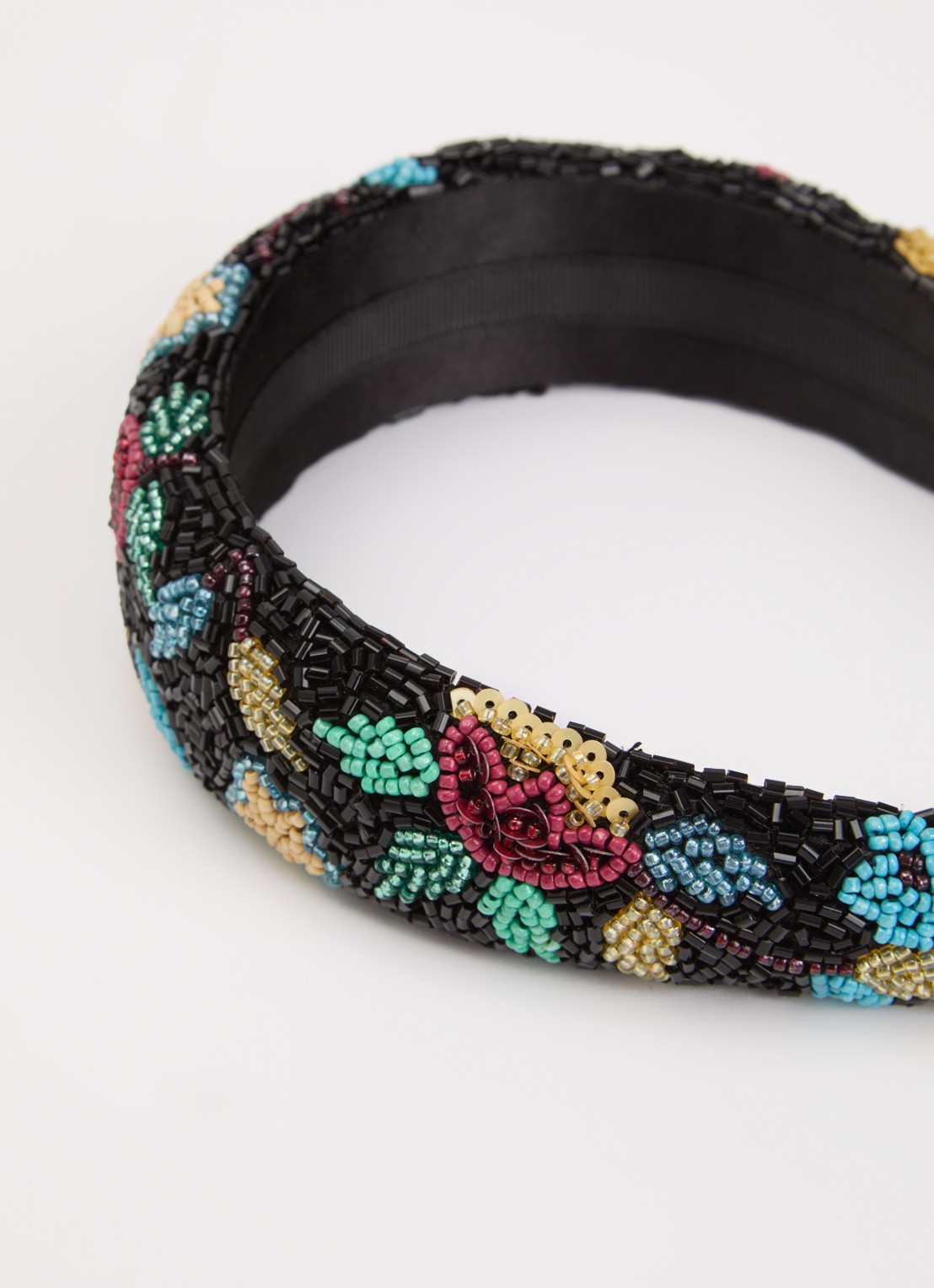 Becksöndergaard Fairygard haarband met kralendecoratie - voorkant 2 zwart