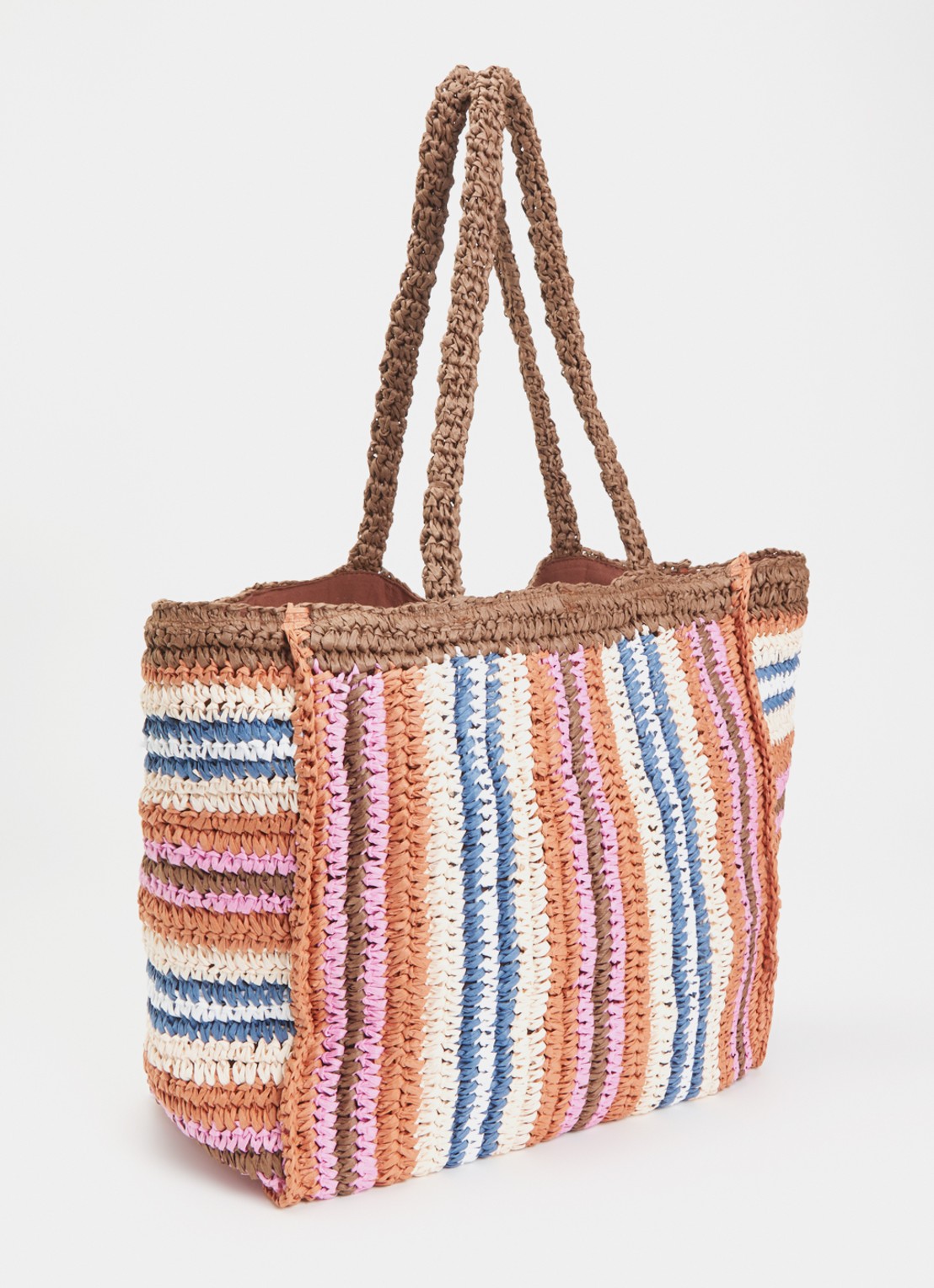 Becksöndergaard Tota shopper met streepprint - achterkant multicolor