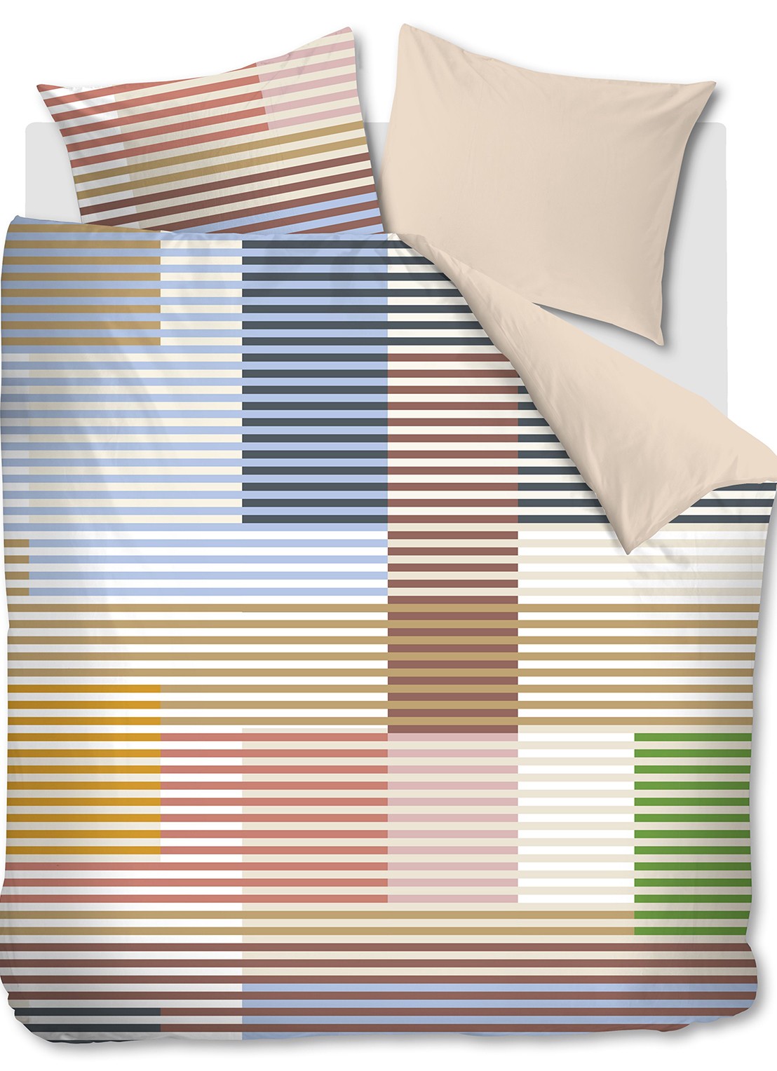 BeddingHouse Dutch Design Ginze dekbedovertrekset - inclusief kussenslopen - voorkant 3 multicolor