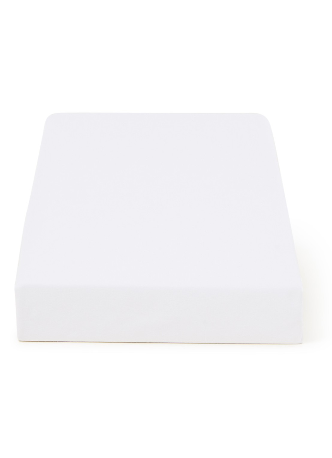BeddingHouse Dutch Design Hoeslaken van  katoenblend, hoekhoogte 28 cm - voorkant wit