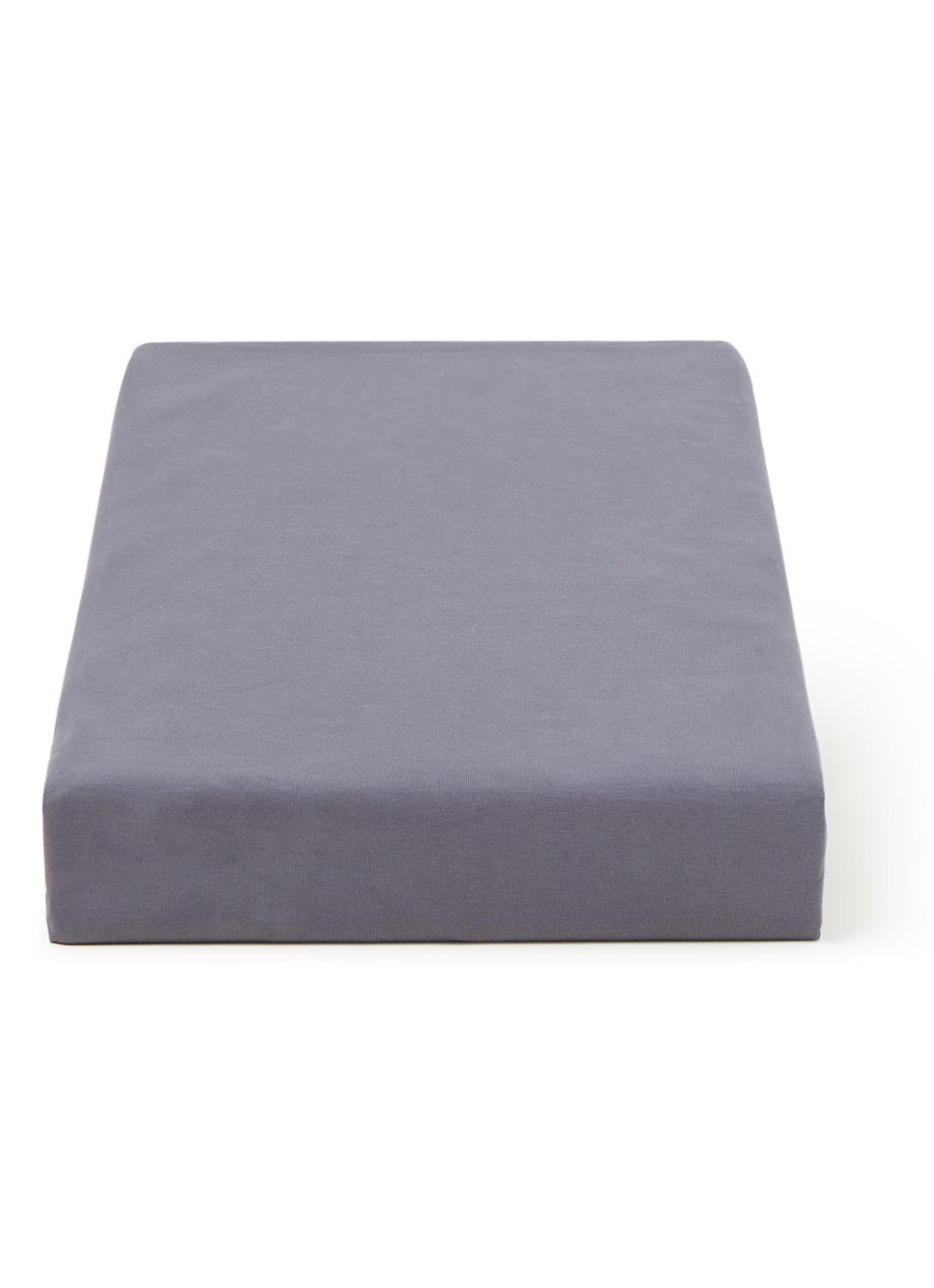 BeddingHouse Dutch Design Hoeslaken van  katoenblend, hoekhoogte 28 cm - voorkant grijs