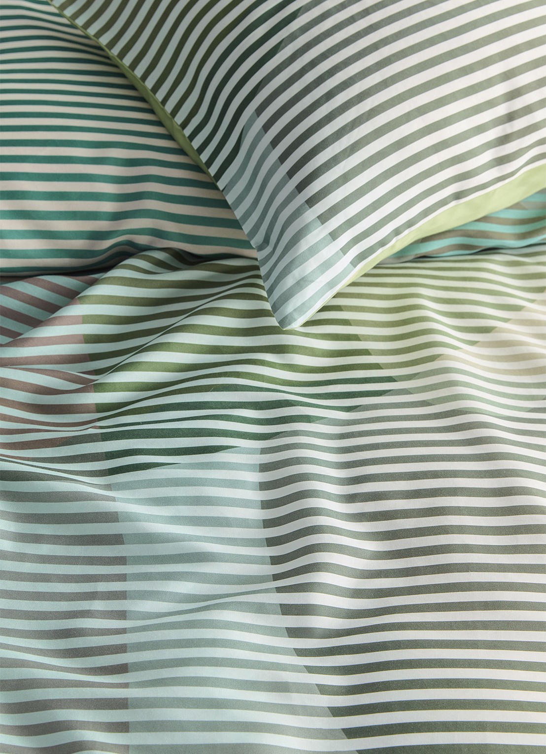 BeddingHouse Dutch Design Lombard dekbedovertrekset - inclusief kussenslopen - detail 6 groen