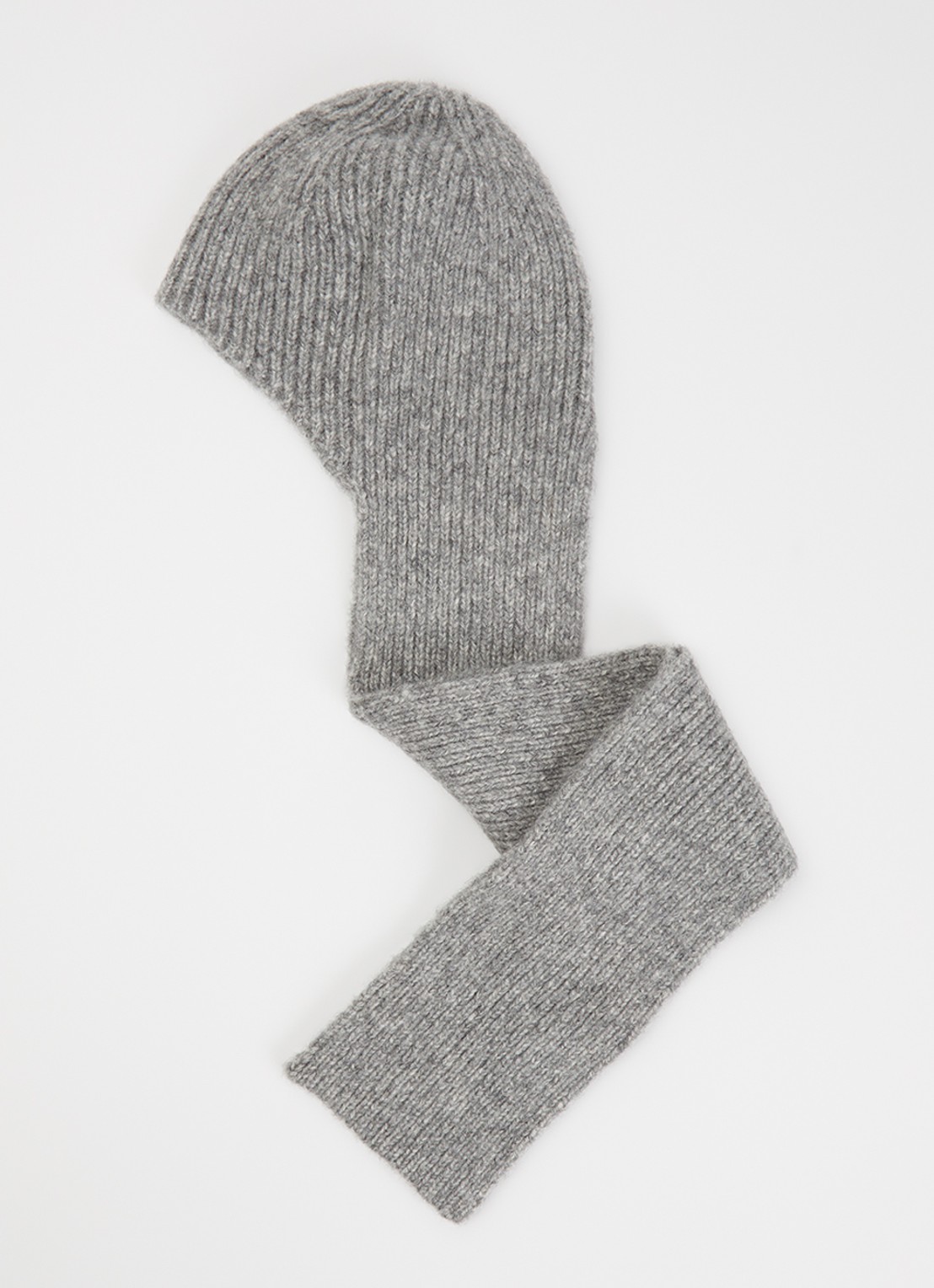 Bellerose Aosu sjaal met capuchon - voorkant grijs
