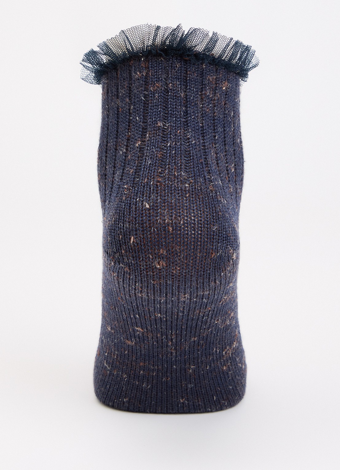 Bellerose Baso sokken in linnenblend - voorkant 3 donkerblauw