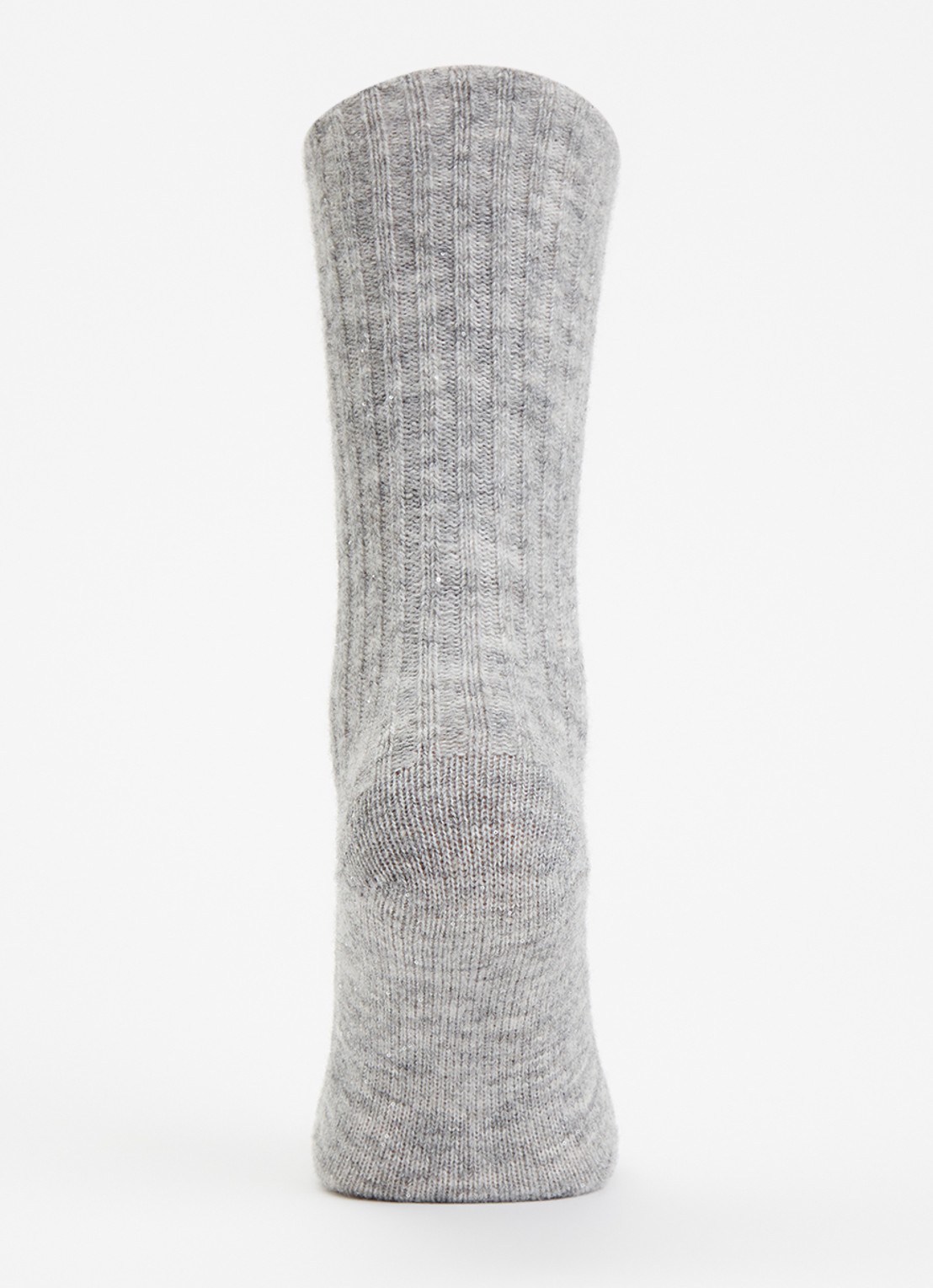 Bellerose Boti sokken in alpaca wolblend - voorkant 2 grijs