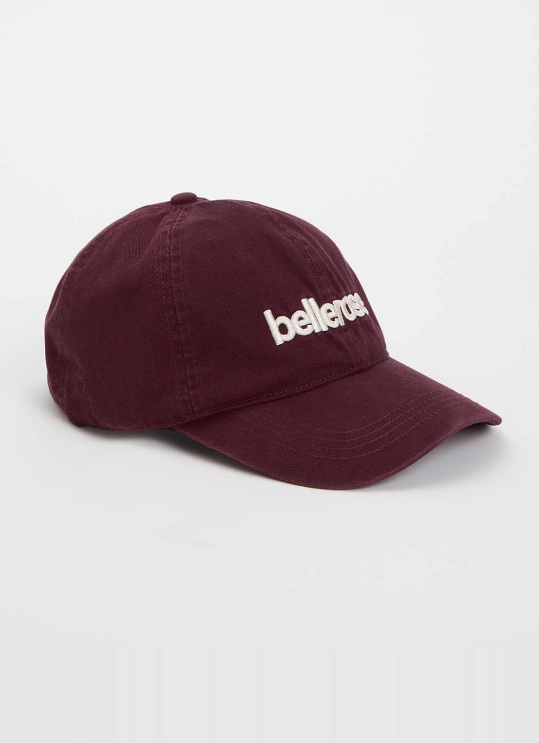Bellerose Dacor pet met logoborduring - voorkant bordeauxrood