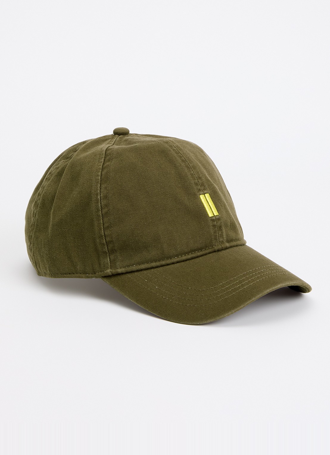 Bellerose Dacor pet met logoborduring - voorkant 2 legergroen