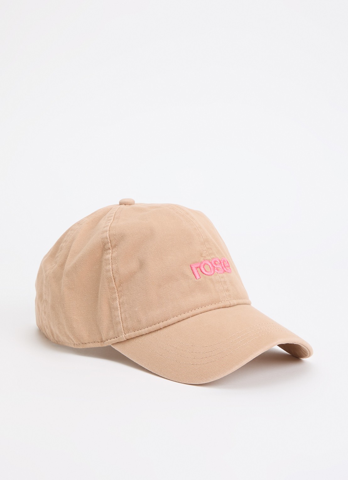 Bellerose Dacor pet met logoborduring - voorkant abrikoos