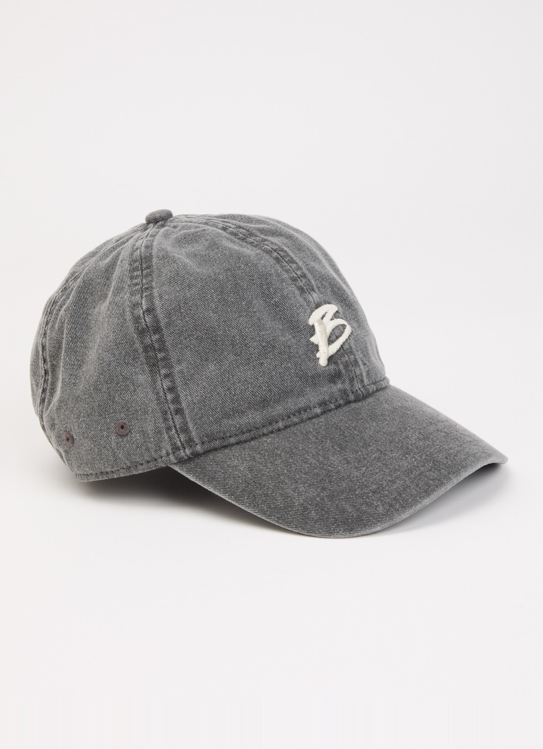 Bellerose Damon pet met logoborduring - voorkant grijs