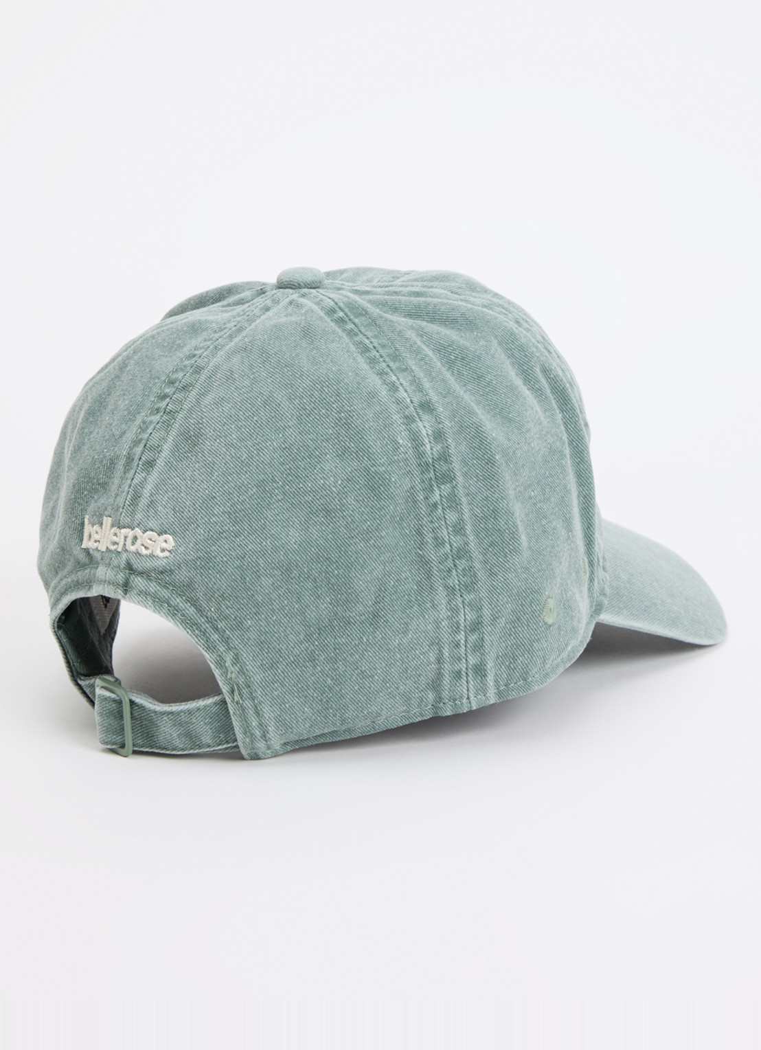Bellerose Damon pet met logoborduring - detail zeegroen