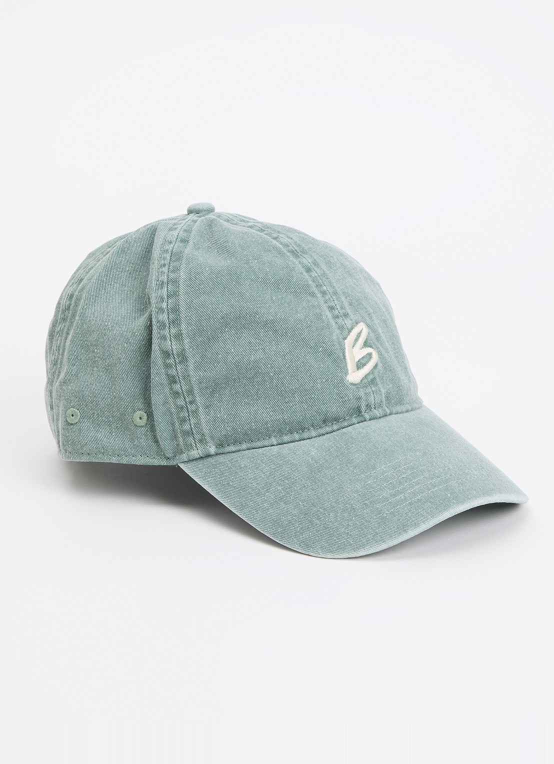 Bellerose Damon pet met logoborduring - voorkant 2 zeegroen