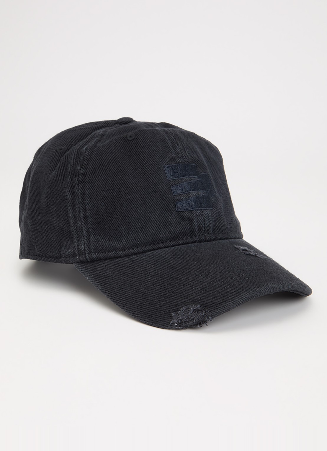Bellerose Dasket pet met borduring - voorkant zwart