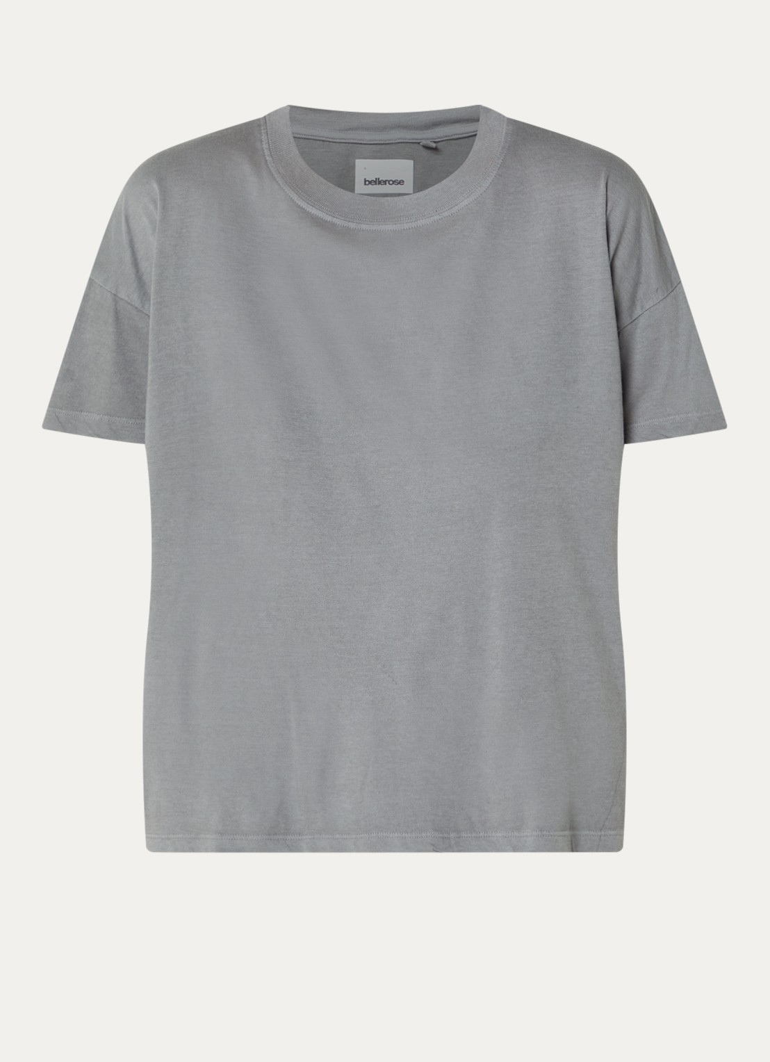 Bellerose Felia oversized T-shirt met ronde hals - voorkant grijs