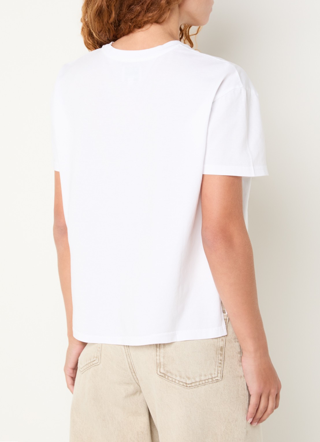 Bellerose Felio T-shirt met ronde hals - achterkant 3 wit