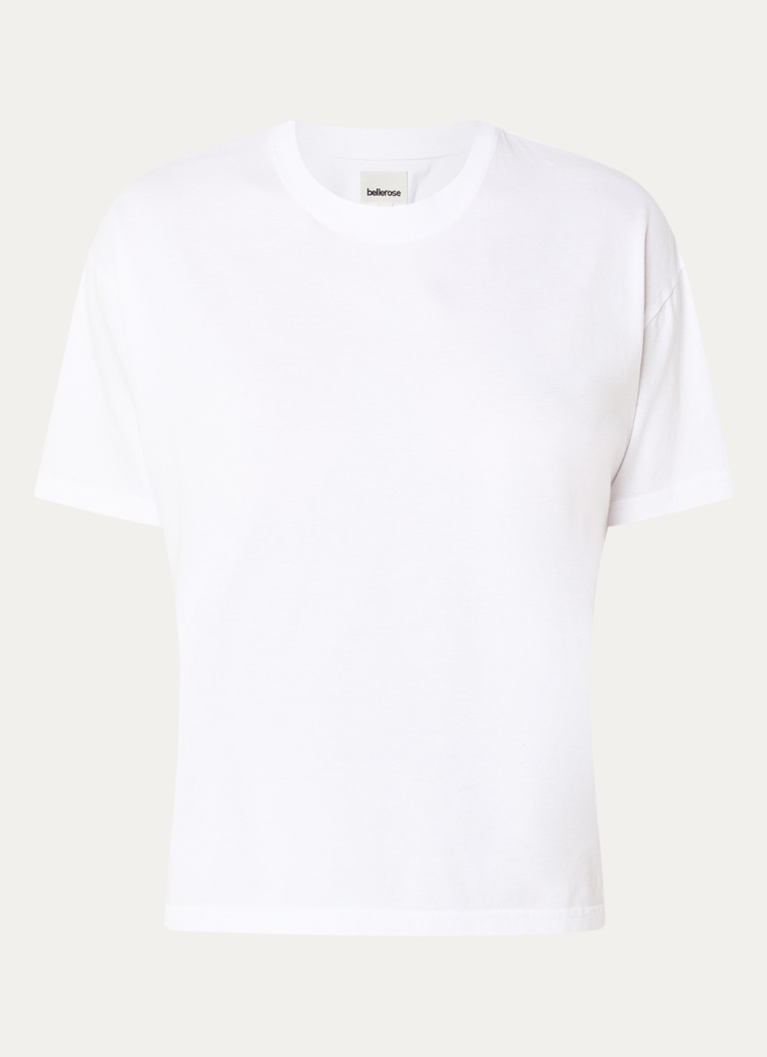 Bellerose Felio T-shirt met ronde hals - voorkant wit