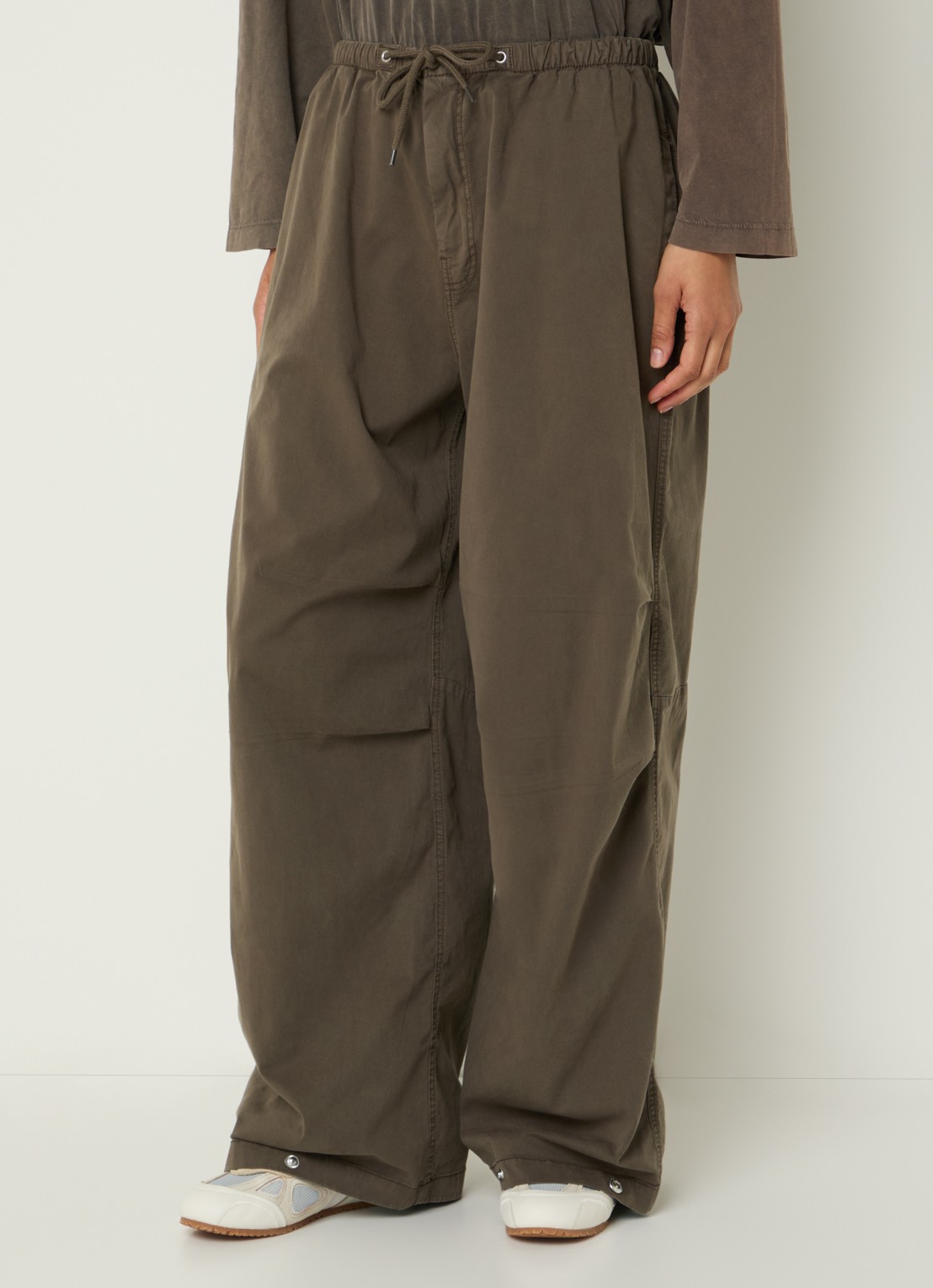 Bellerose Flames longsleeve met ronde hals - detail 4 bruin