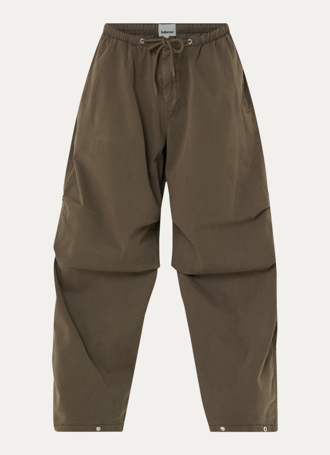 Bellerose Flames longsleeve met ronde hals - voorkant bruin