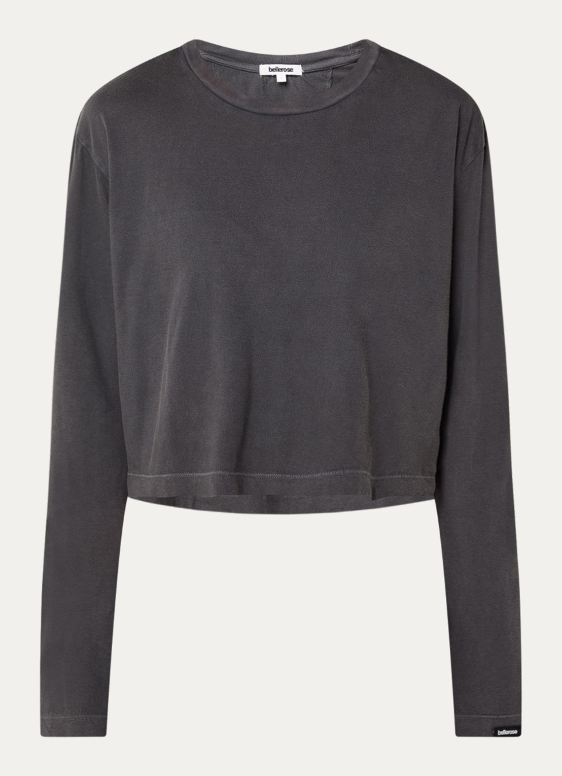 Bellerose Fuele long sleeve met ronde hals - voorkant 2 zwart