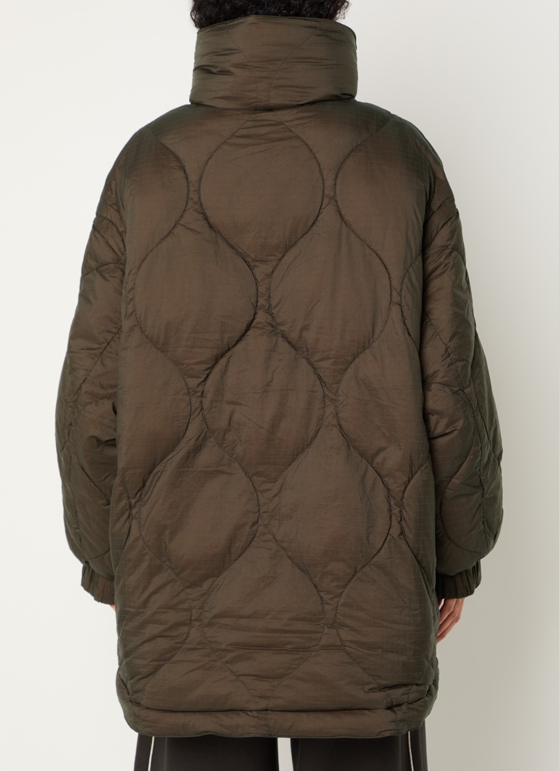 Bellerose Hedi reversible jack met opstaande kraag - achterkant 4 donkerbruin