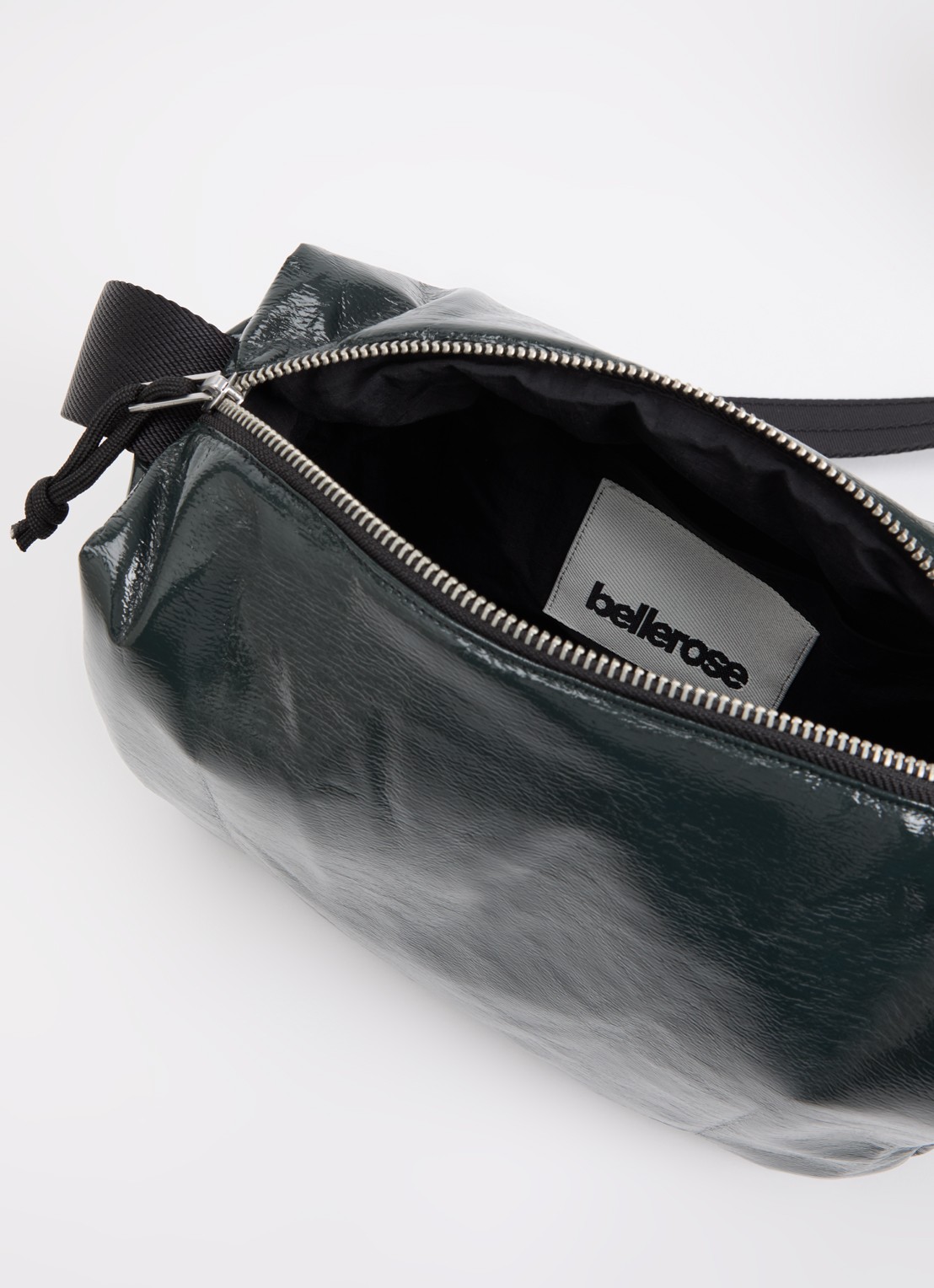 Bellerose Hobbes crossbodytas met verstelbare schouderriem - detail 3 antraciet