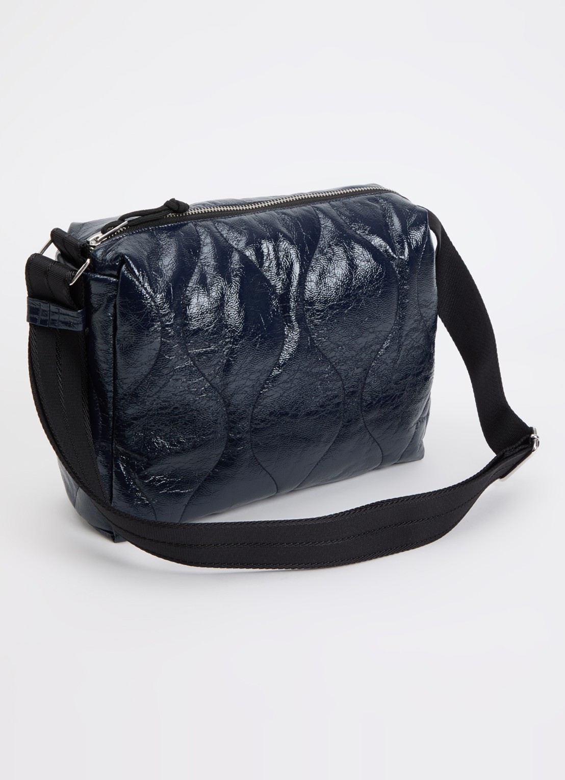 Bellerose Hobbes crossbodytas met verstelbare schouderriem - achterkant 5 donkerblauw