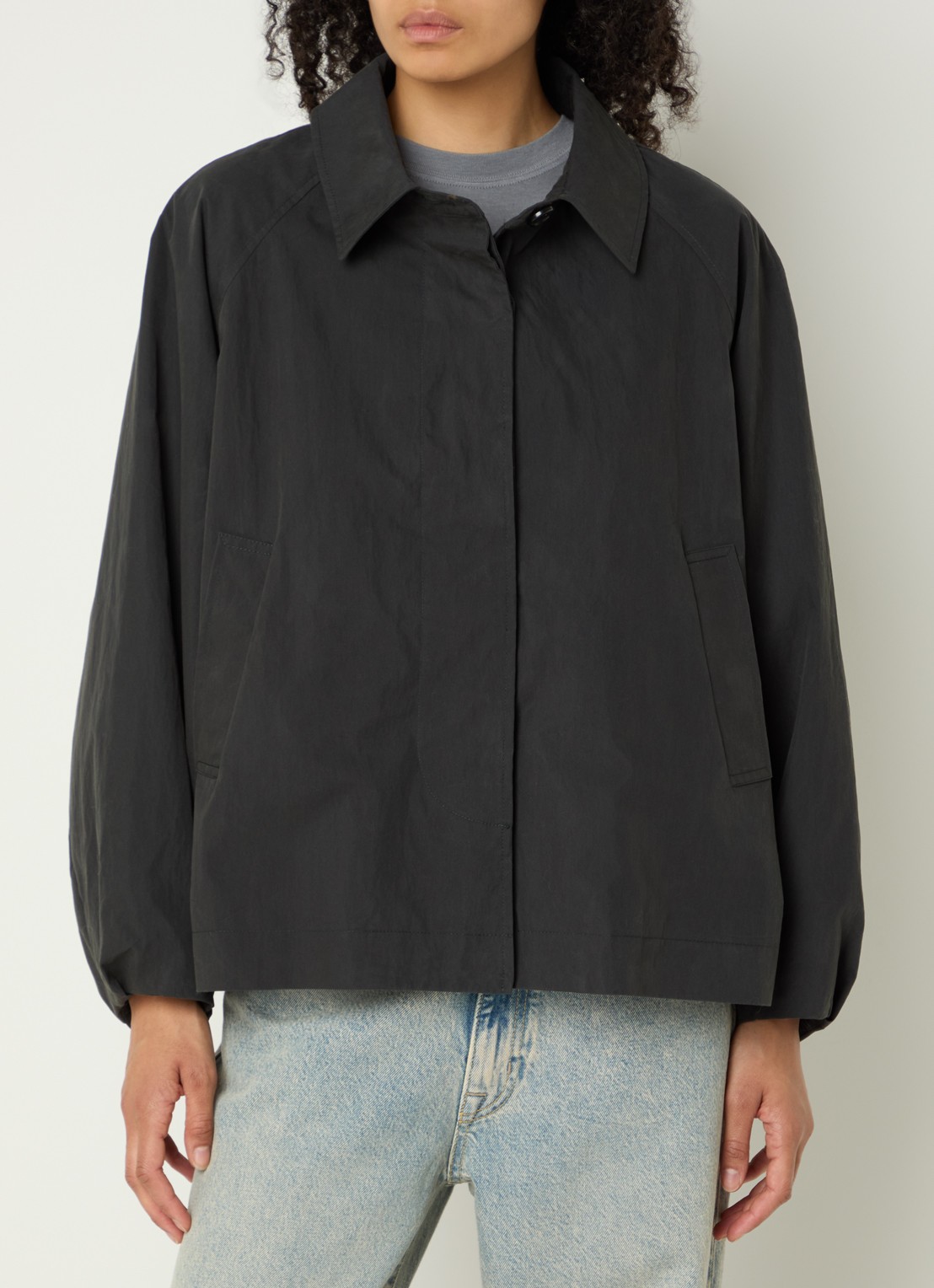 Bellerose Jodie jack met steekzakken  - detail 4 bronsgroen